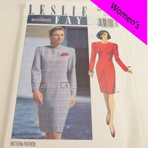 Butterick 5630 Leslie Fay Sewing Pattern UNCUT fitted dress